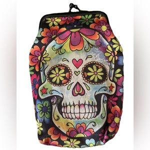 💥BLOWOUT💥DAY OF THE DEAD Sugar Skulls Coin pouch